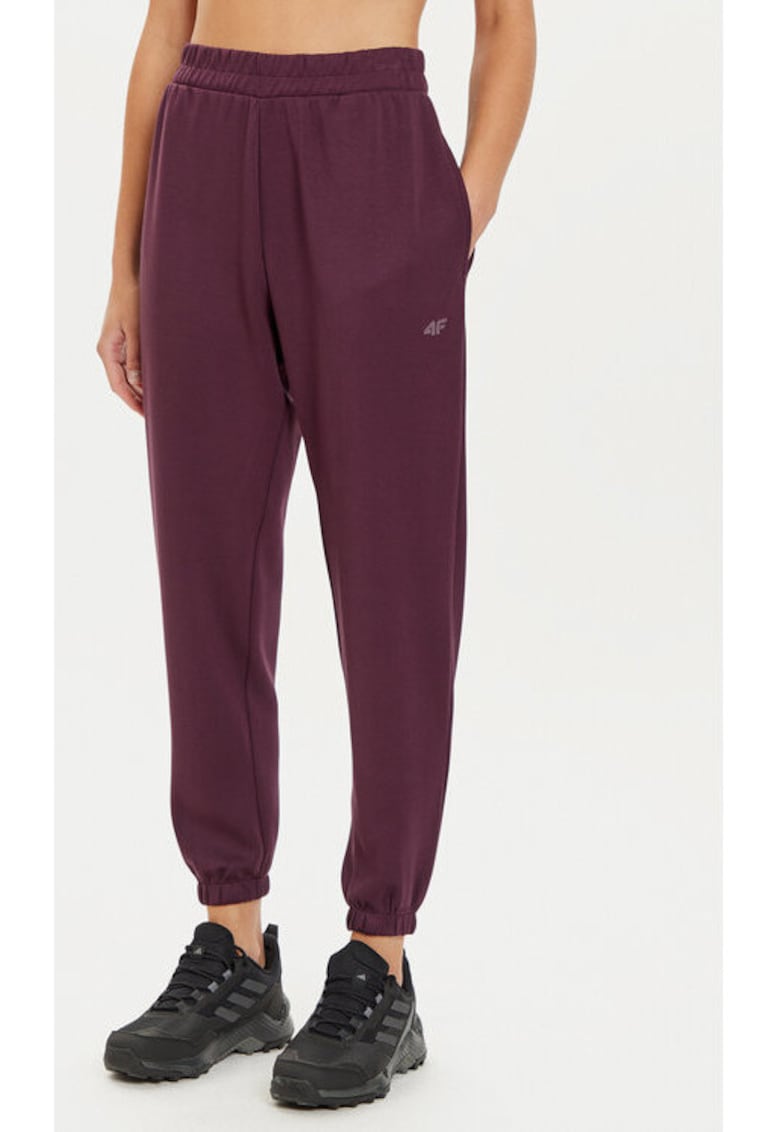 Pantaloni Dama - 303942724 - Modal - Poliester - Violet - Violet