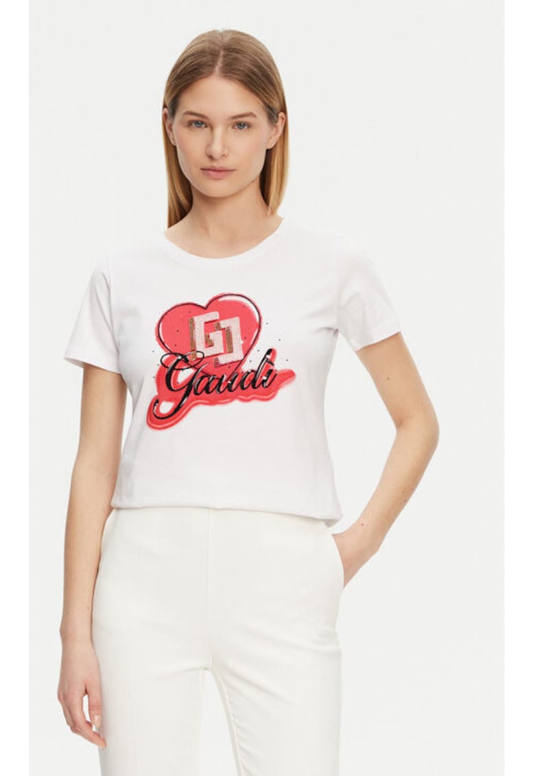 Tricou dama - 305244765 - Bumbac - Alb - Alb