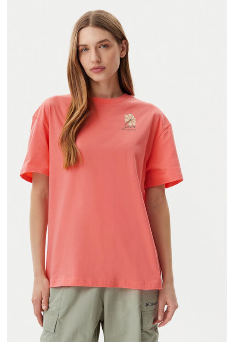 Tricou dama -  304694707 - Bumbac organic - Roz