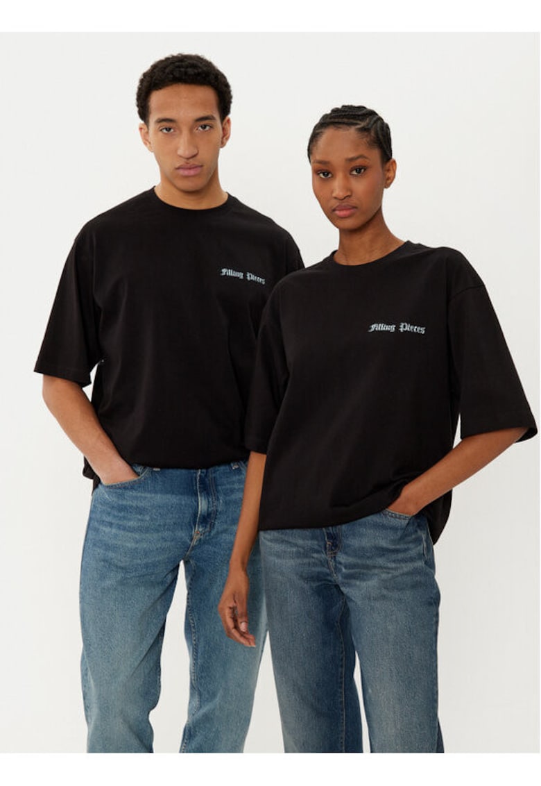 Tricou unisex - 305038609 - Bumbac organic - Negru