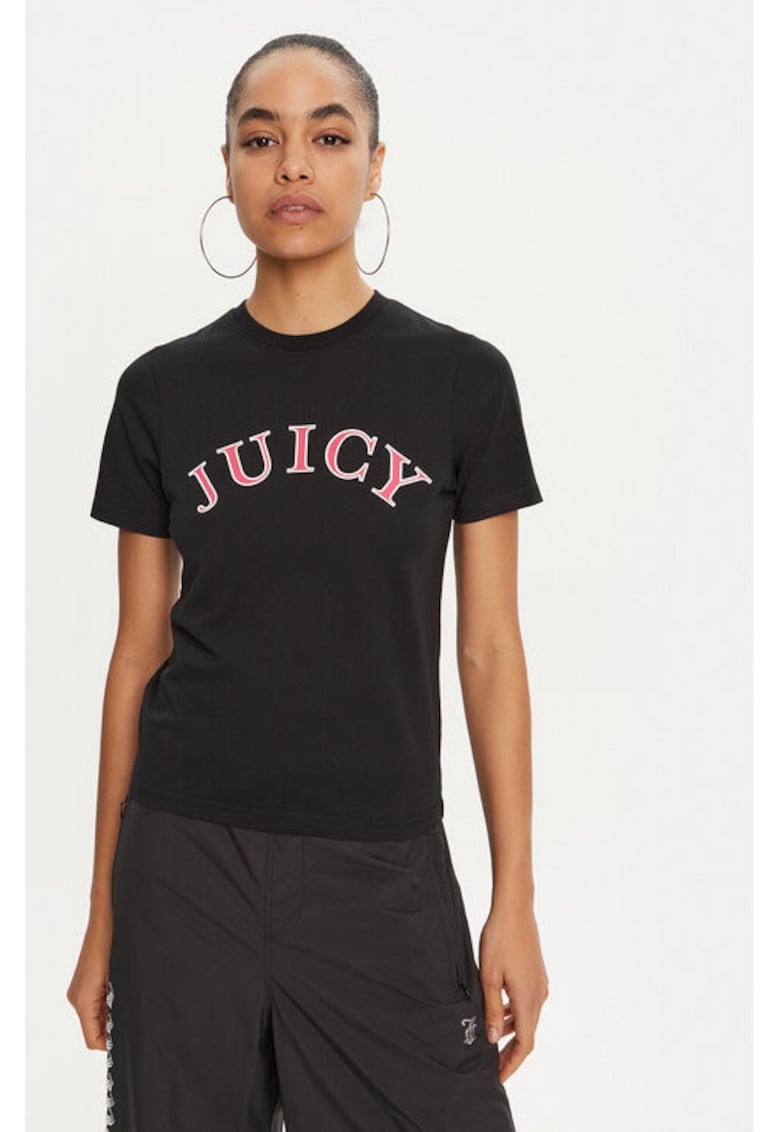 Tricou dama - 304461651 - Bumbac - Negru