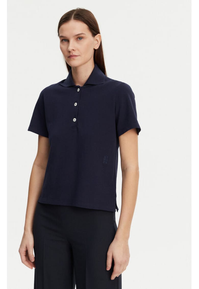 Tricou dama -  304883200 - Bumbac organic - Albastru