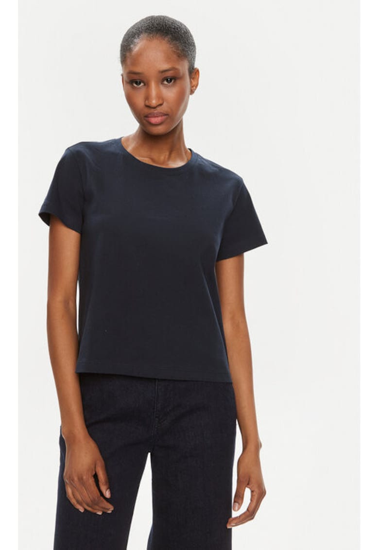 Tricou dama - 304210495 - Bumbac organic - Negru