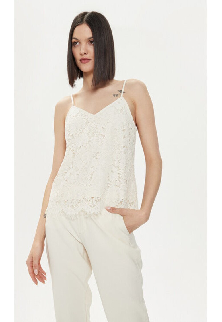 Tricou dama - 303481919 - Poliester reciclat - Bej - Bej