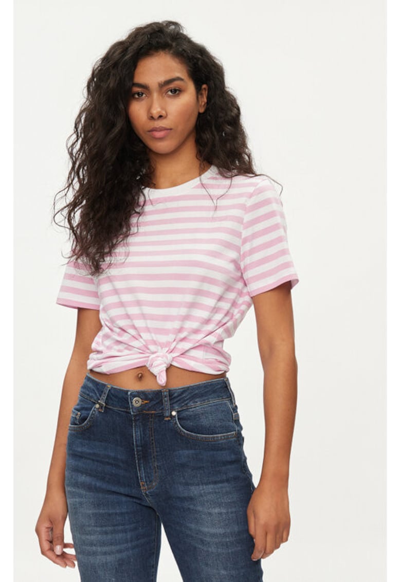 Tricou dama -  303434427 - Bumbac organic - XS INTL - Roz