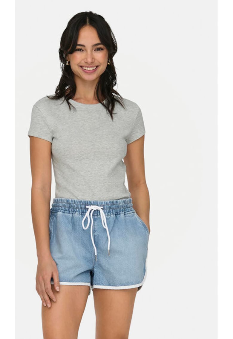 Only Tricou dama - 304928420 - Bumbac - Gri - Gri