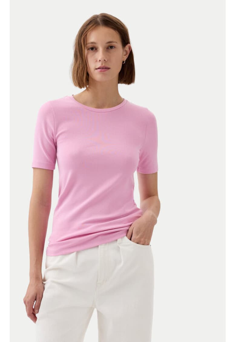 Tricou dama -  304144660 - Bumbac/Modal - Roz