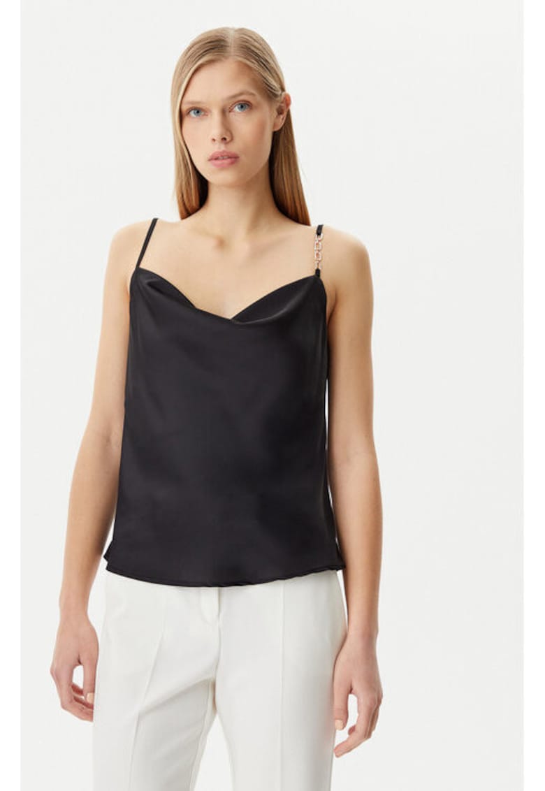 Tricou dama - 305317988 - Poliester - Negru - Negru