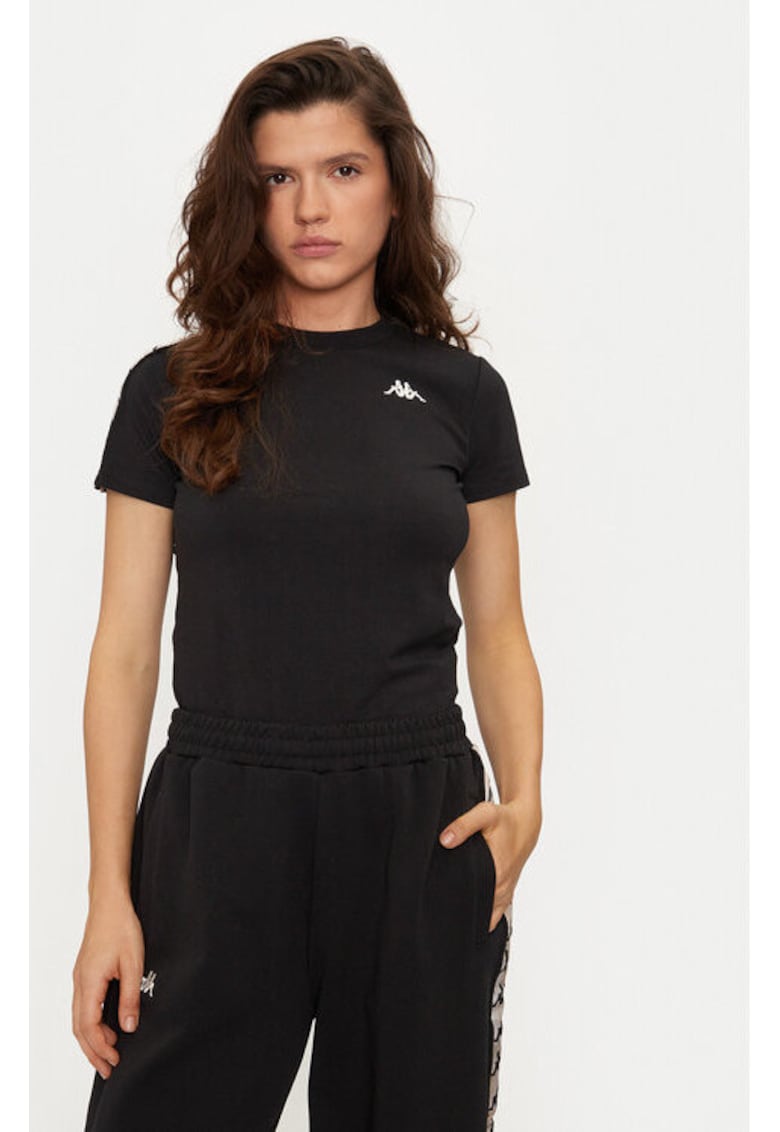 Tricou dama - 304979736 - Bumbac - Negru - Negru