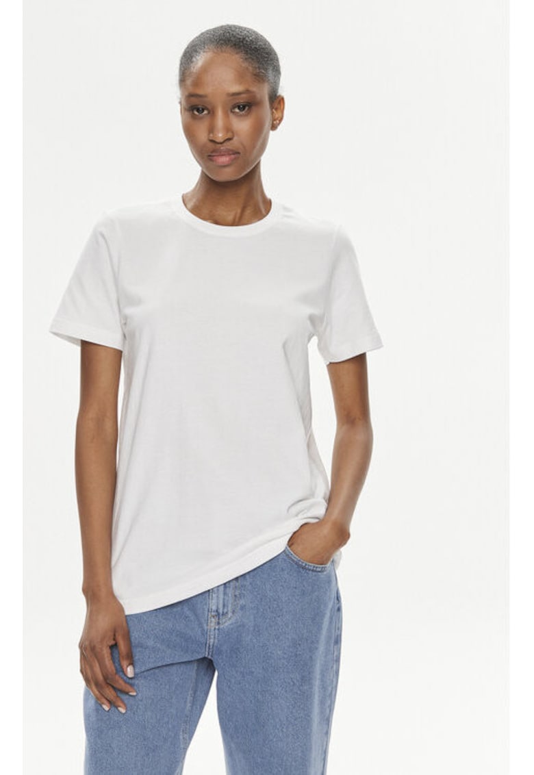 Tricou dama - 304005176 - Bumbac organic - Alb - Alb