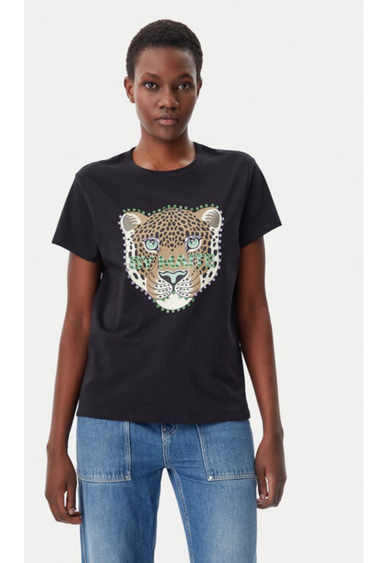 Tricou dama - 305350602 - Bumbac - Negru Tricou dama - 305350602 - Bumbac - Negru