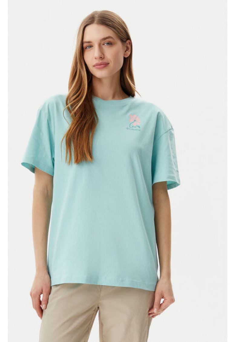 Tricou dama - 304694714 - Bumbac organic - Verde - Verde