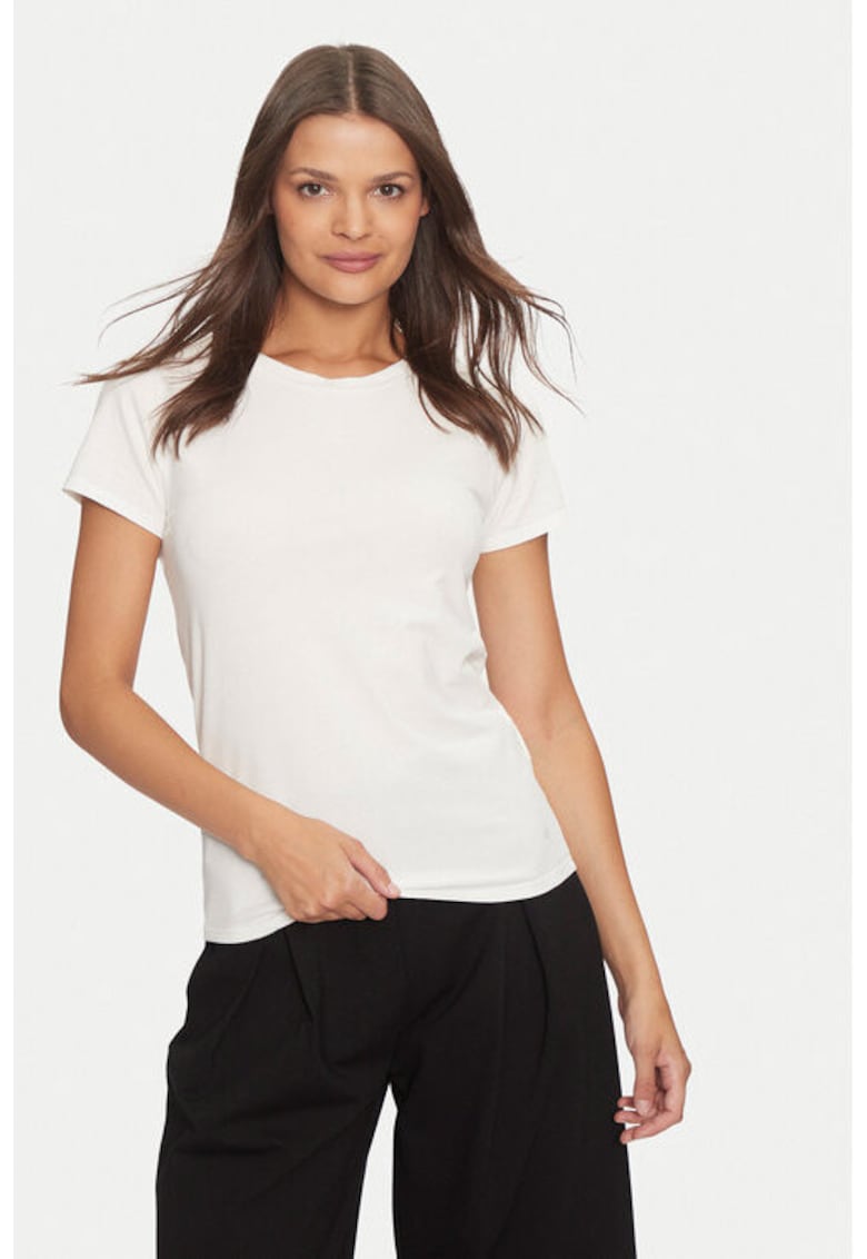 Tricou dama -  304530098 - Bumbac - Bej