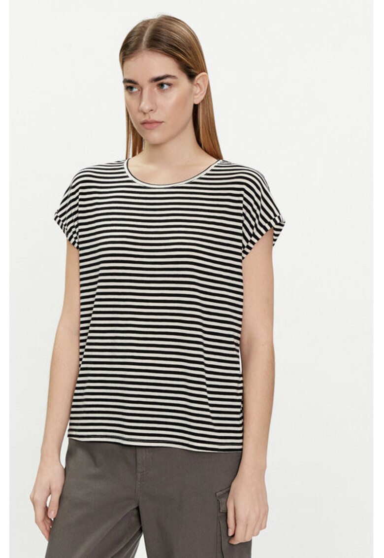 Tricou dama - 303612900 - Lyocell - Negru - Negru