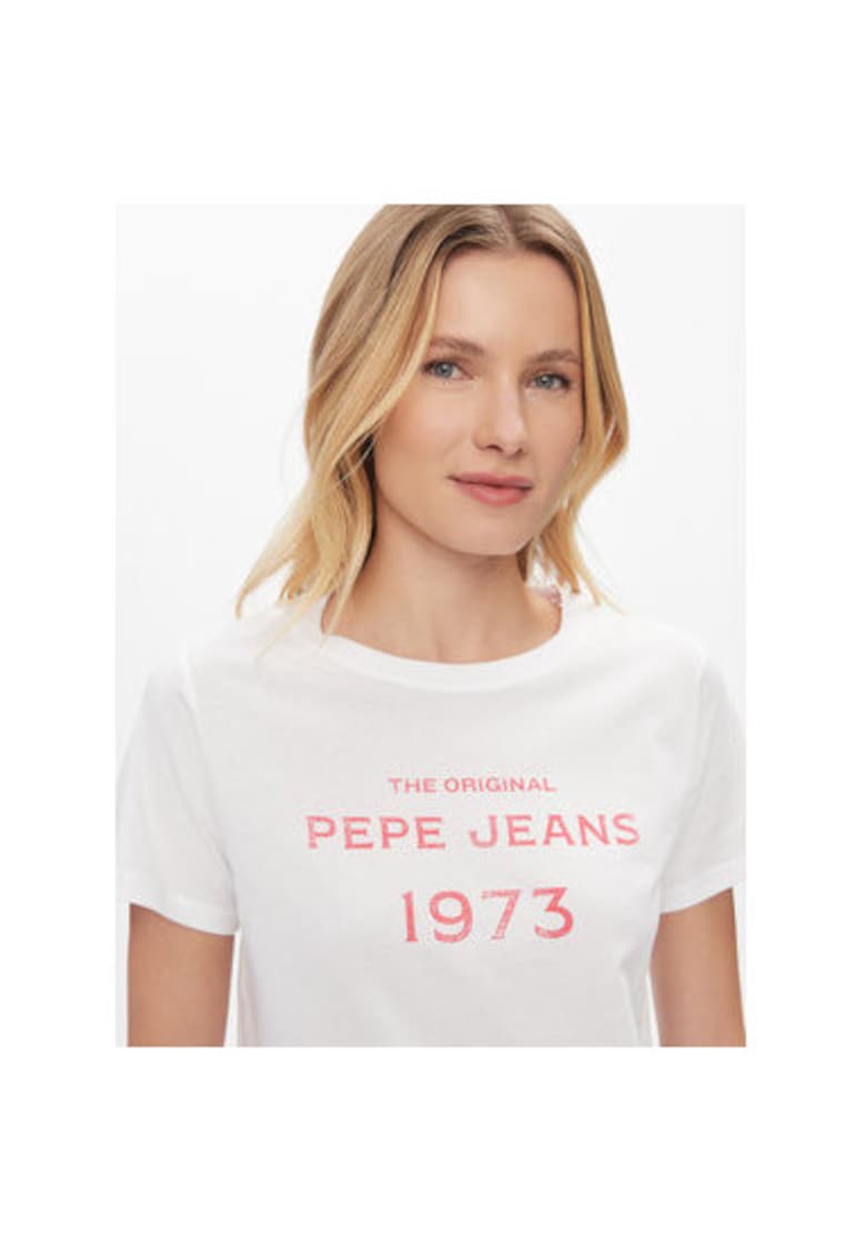 Tricou dama - 303438623 - Bumbac - XS INTL - Alb