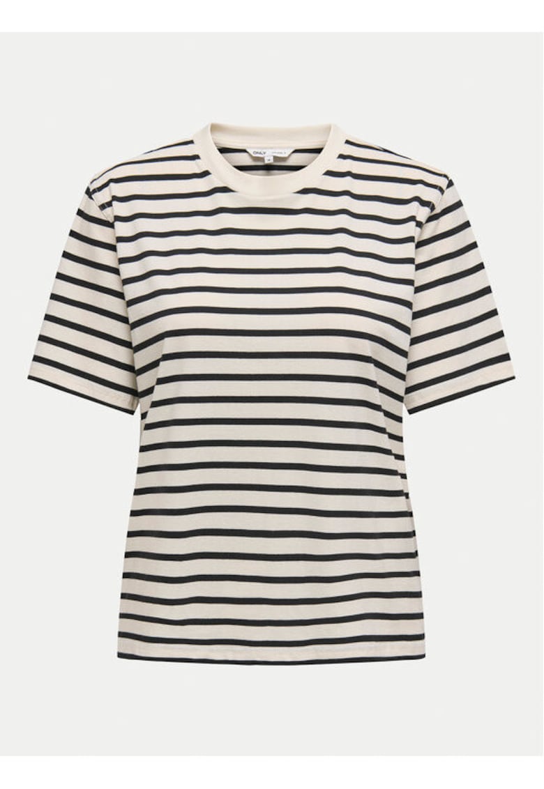 Tricou dama - 304791024 - Bumbac - Bej - Bej