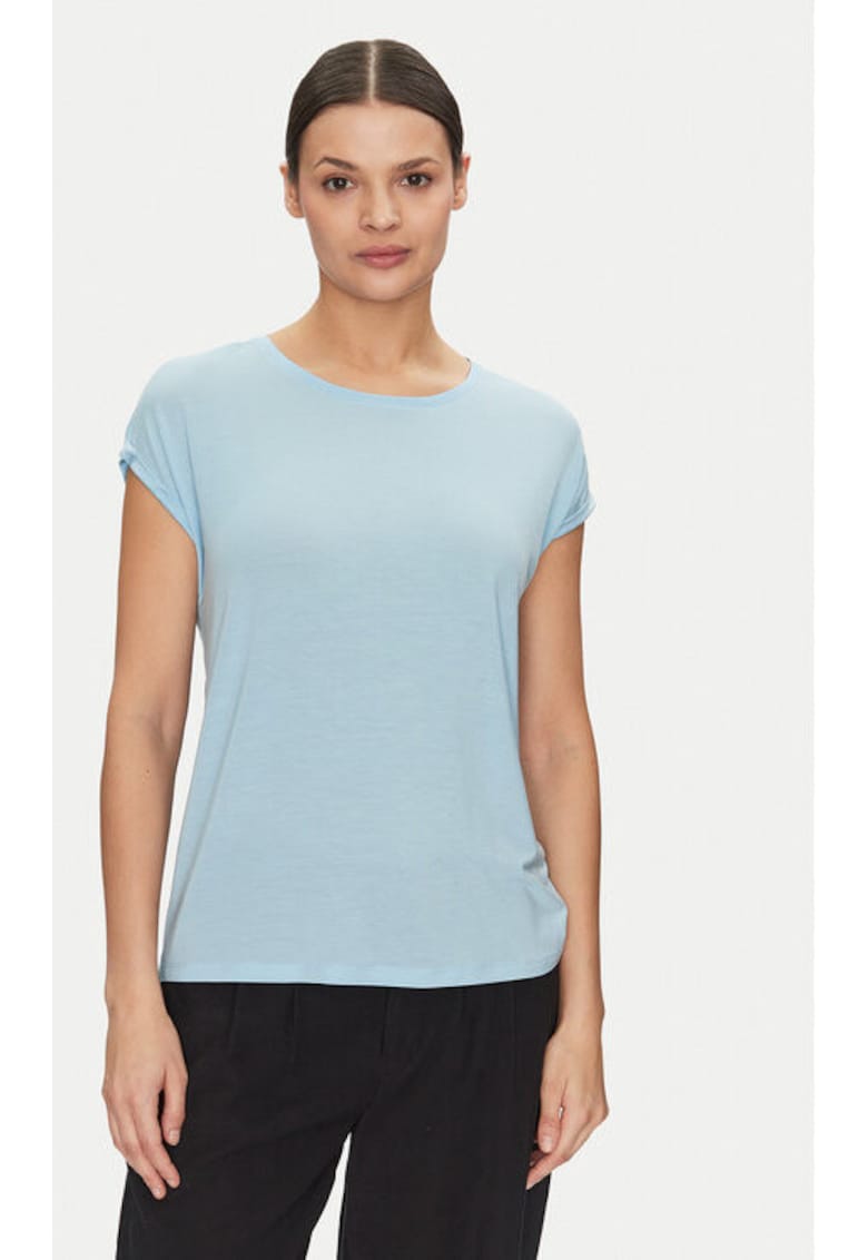 Tricou dama - 304785900 - Lyocell - Albastru Tricou dama - 304785900 - Lyocell - Albastru