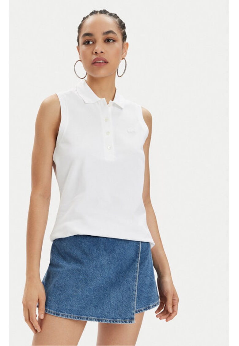 Lacoste Tricou dama - 300460290 - Bumbac - Alb - Alb