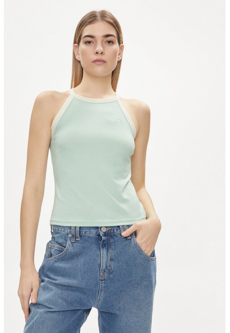 Tricou dama - 303592585 - Poliester/Viscoza - Verde - Verde