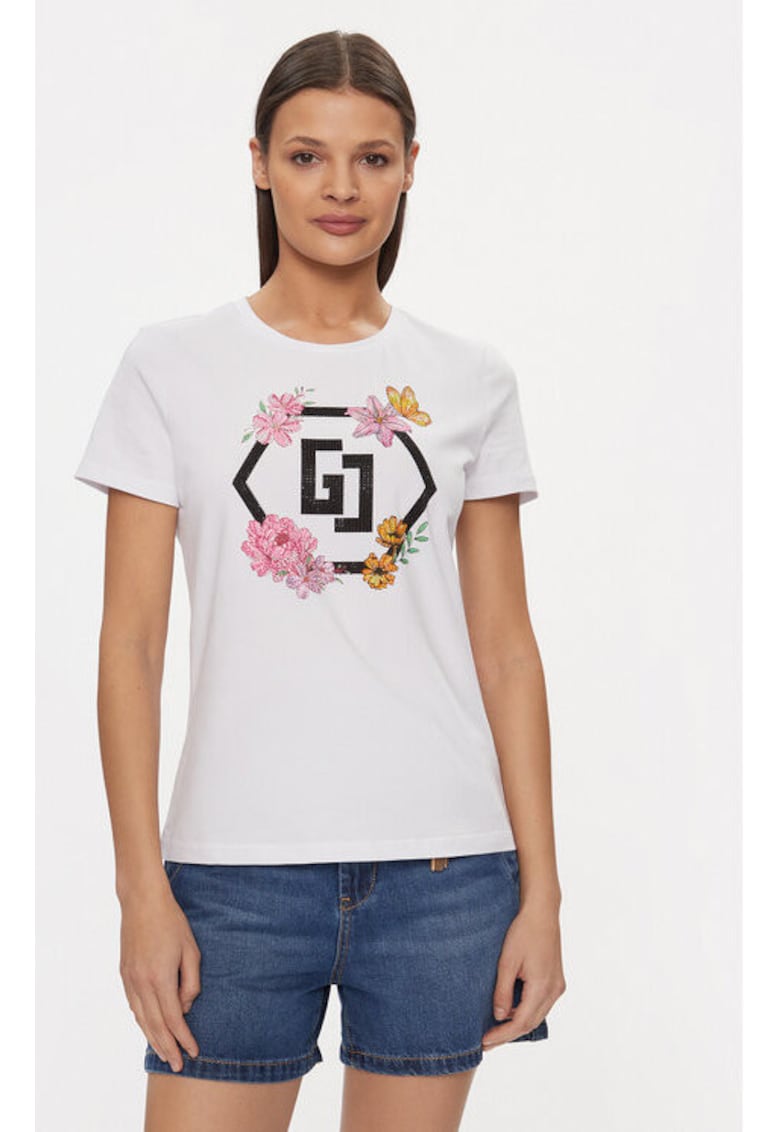 Tricou dama - 303694975 - Bumbac - Alb Tricou dama - 303694975 - Bumbac - Alb