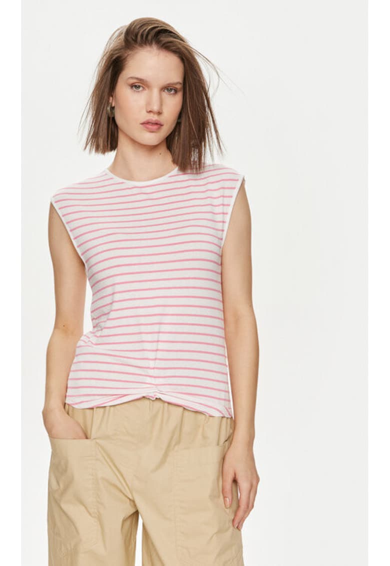 Tricou dama -  303802042 - Viscoza - 2XL INTL - Roz