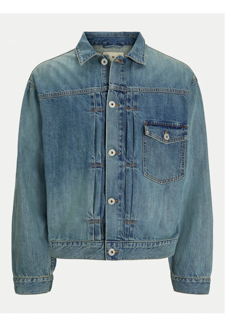 Geaca barbati - 304778070 - Bumbac - Albastru Geaca barbati - 304778070 - Bumbac - Albastru