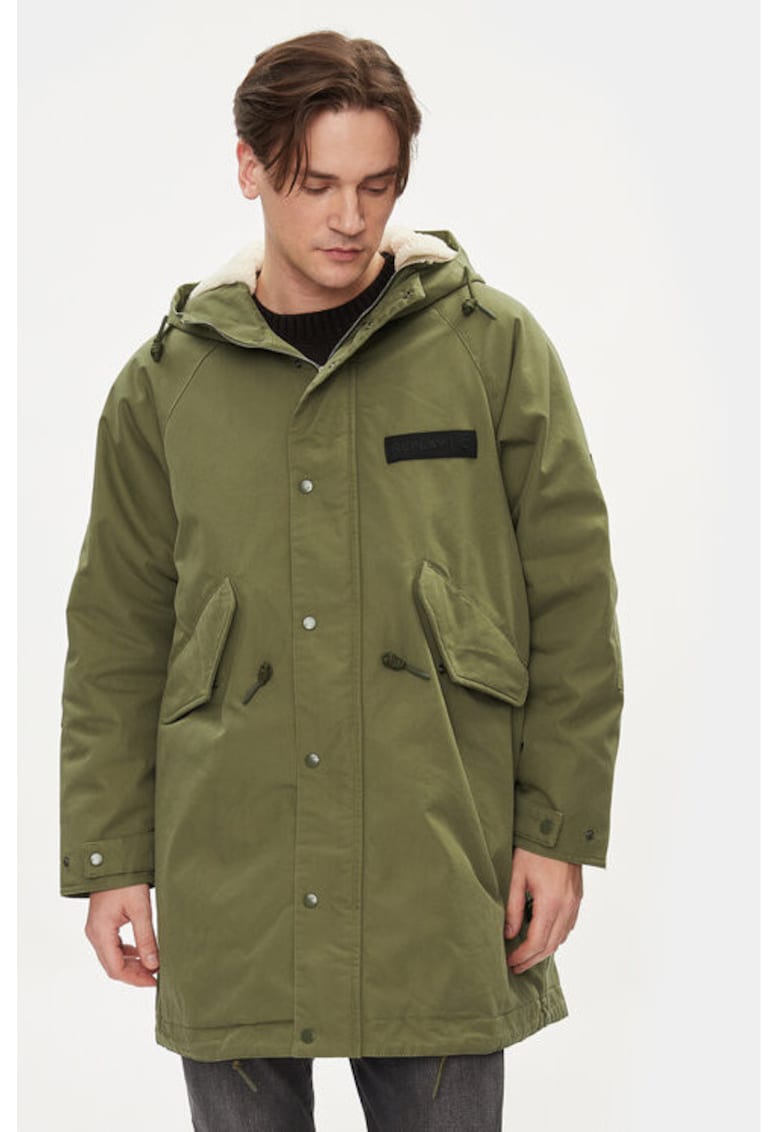 Jacheta barbati - 303190774 - Bumbac/Poliester - Verde Jacheta barbati - 303190774 - Bumbac/Poliester - Verde