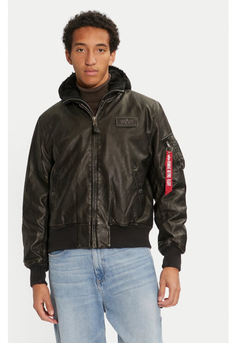 Geaca barbati -  304543562 - Poliuretan - Negru