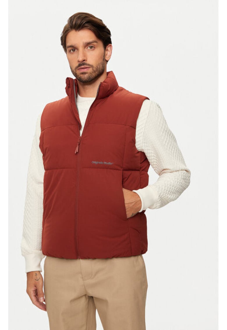 Jack & Jones Vesta barbati - 304516481 - Poliester reciclat/Poliester - Maro - Maro