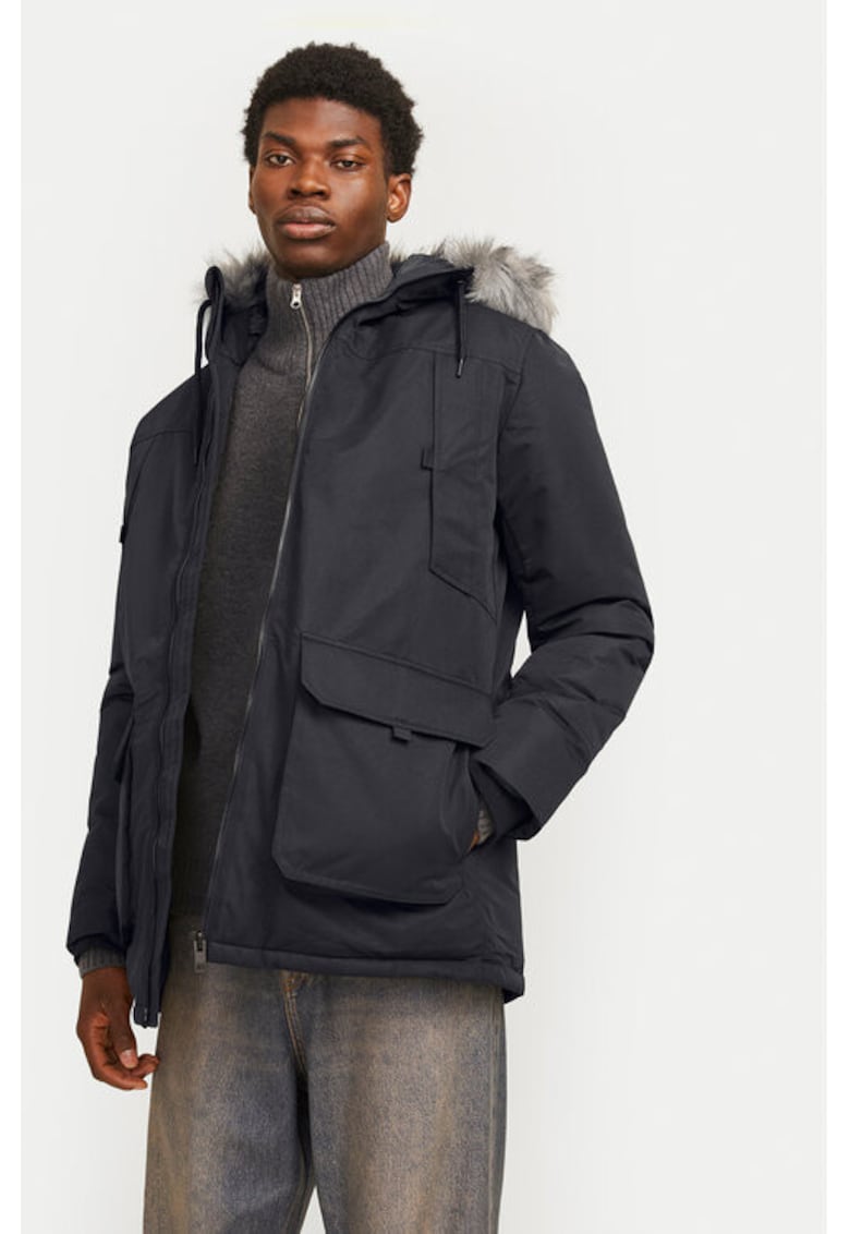 Jacheta barbati - 304514289 - Poliester - Negru Jacheta barbati - 304514289 - Poliester - Negru