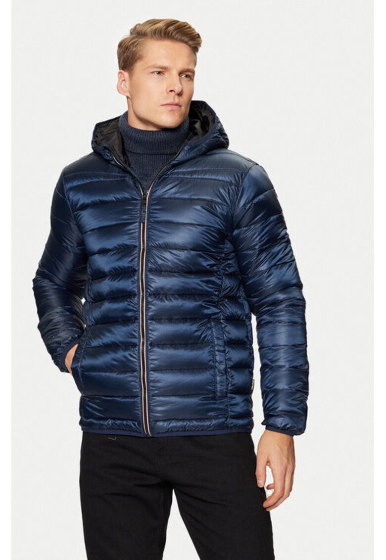 Geaca barbati - 304398674 - Poliester - Albastru