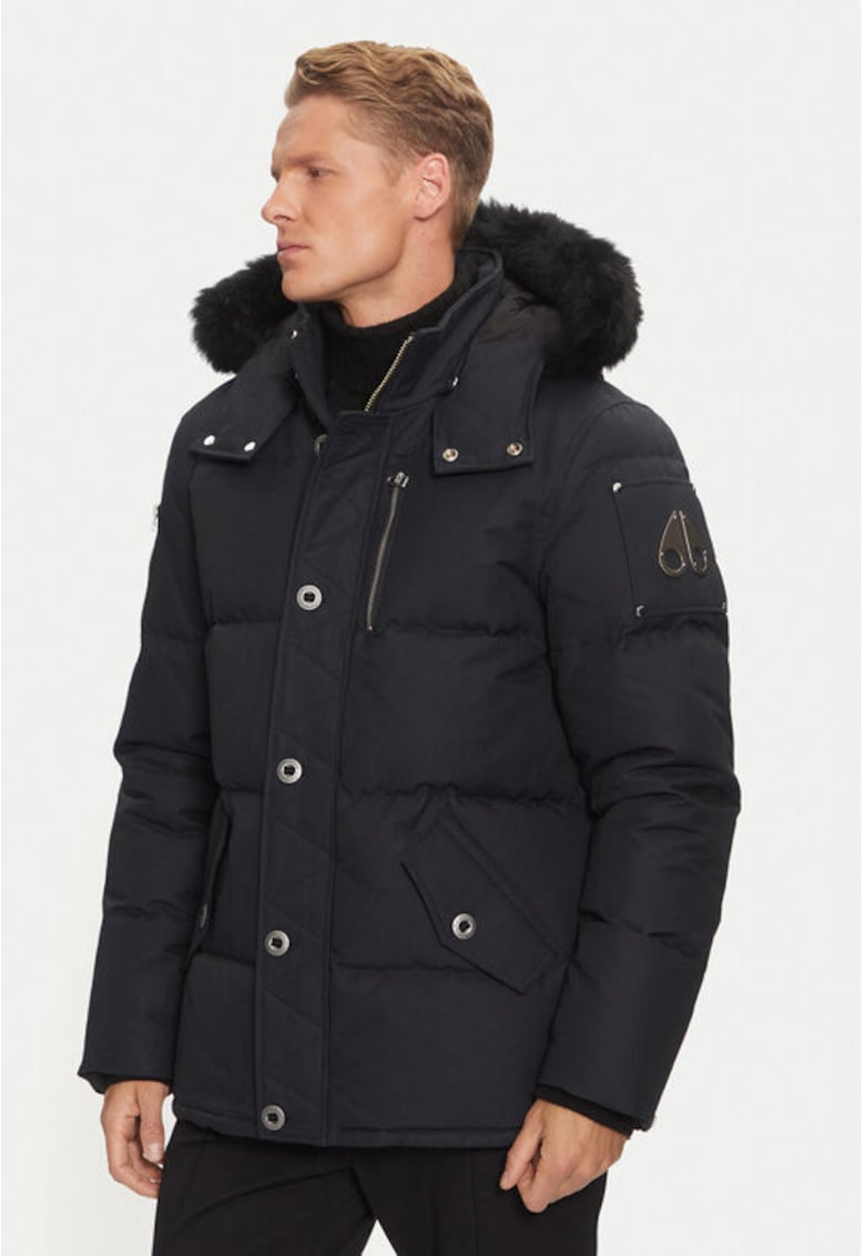 Geaca barbati - 304452901 - Nylon/Bumbac - Albastru Geaca barbati - 304452901 - Nylon/Bumbac - Albastru