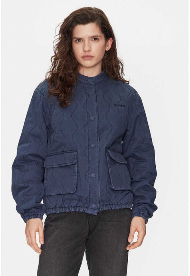 Geaca dama - 304893100 - Bumbac - Albastru - Albastru