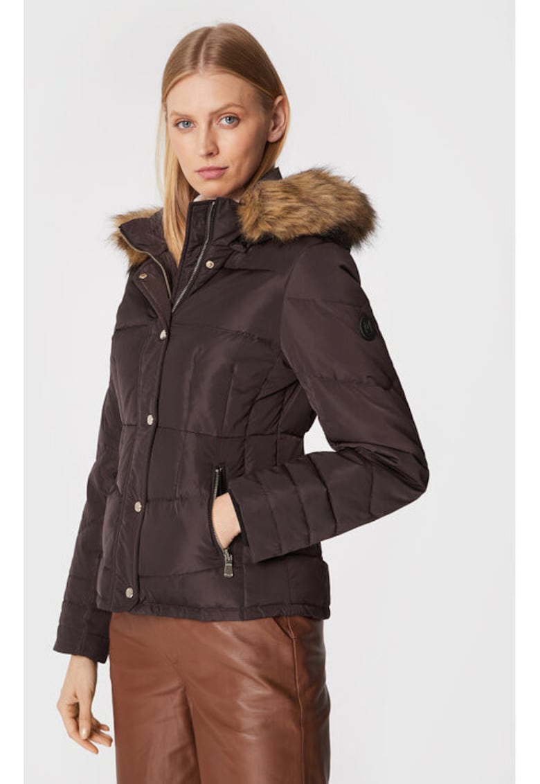 Geaca dama - 301614760 - Poliester - Maro