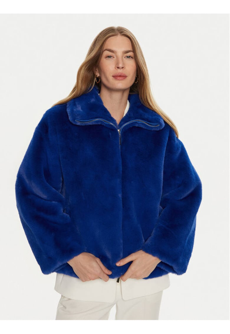 Cojoc dama - 304794254 - Poliester - Albastru