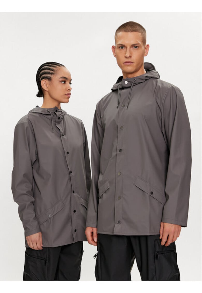 Geaca unisex - 303719746 - Poliester - M INTL - Gri