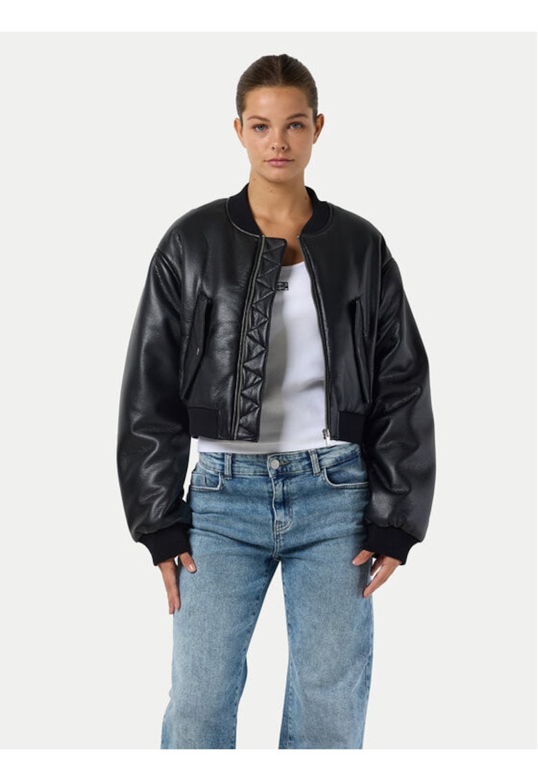 Geaca dama -  304689017 - Piele ecologica - Negru