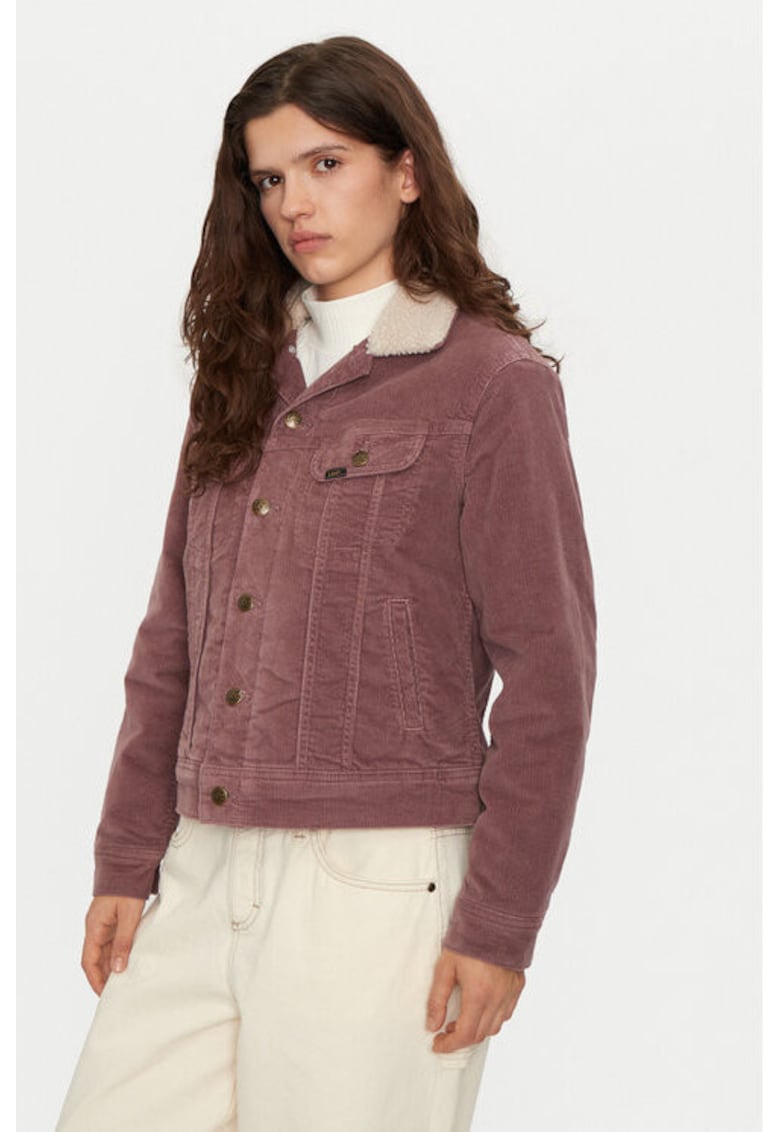 Geaca dama - 304998225 - Bumbac - Violet