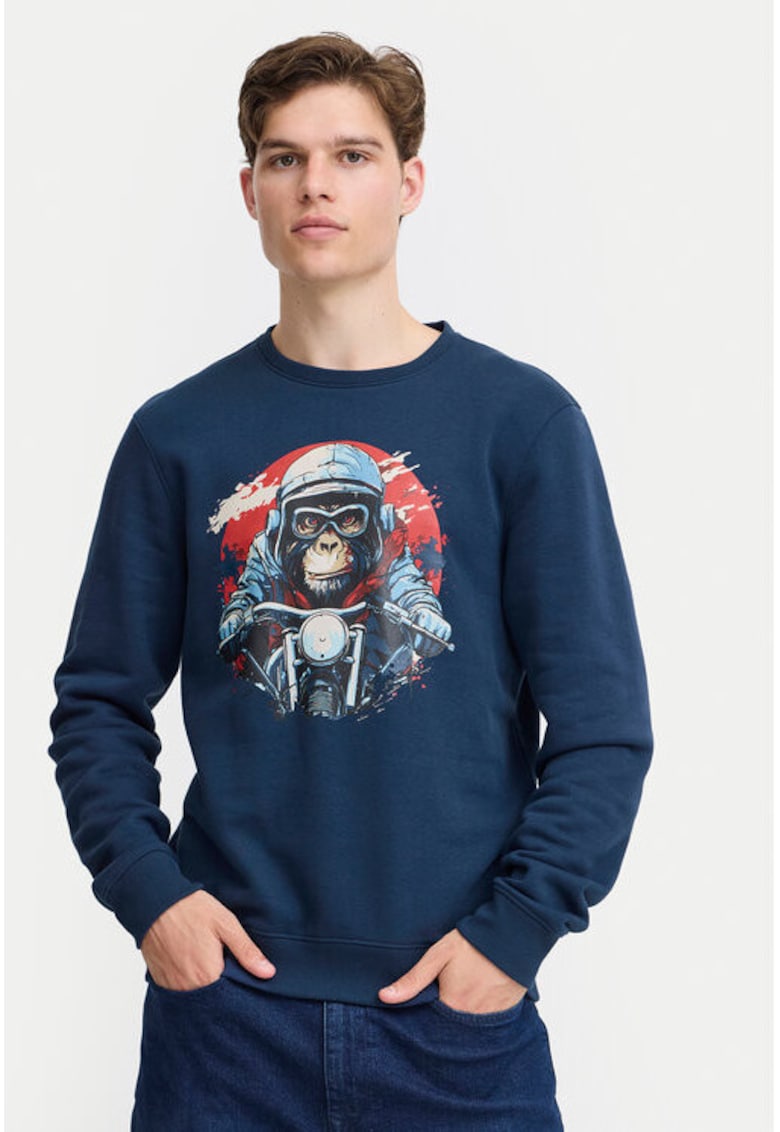 Bluza barbati -  304401015 - Bumbac/Poliester - Albastru