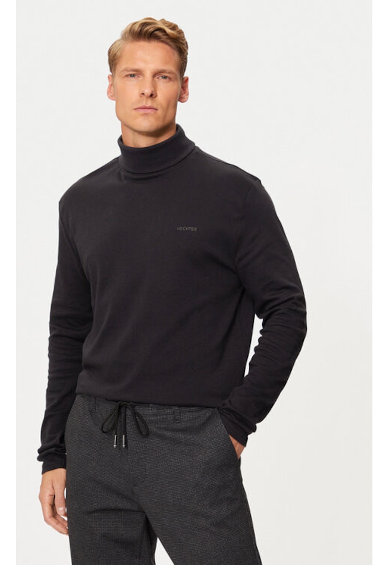 Bluza barbati - 304695032 - Bumbac - Negru Bluza barbati - 304695032 - Bumbac - Negru