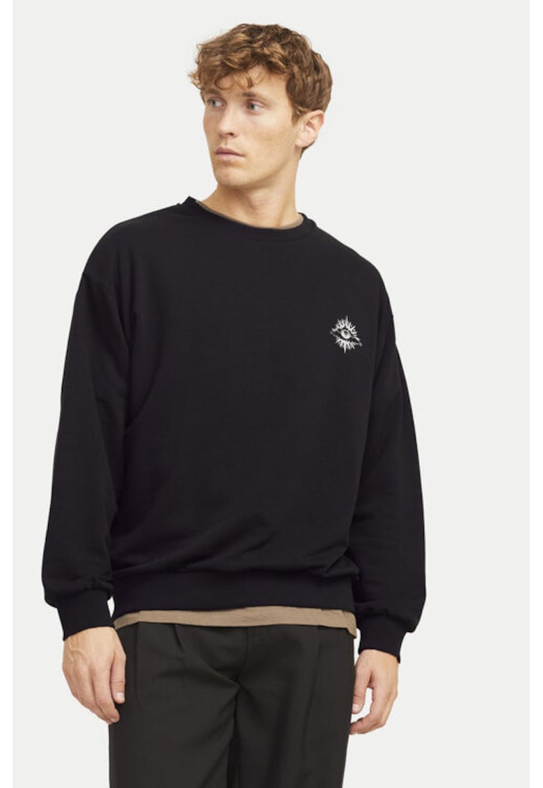 Bluza barbati - 304801600 - Bumbac/Poliester - Negru