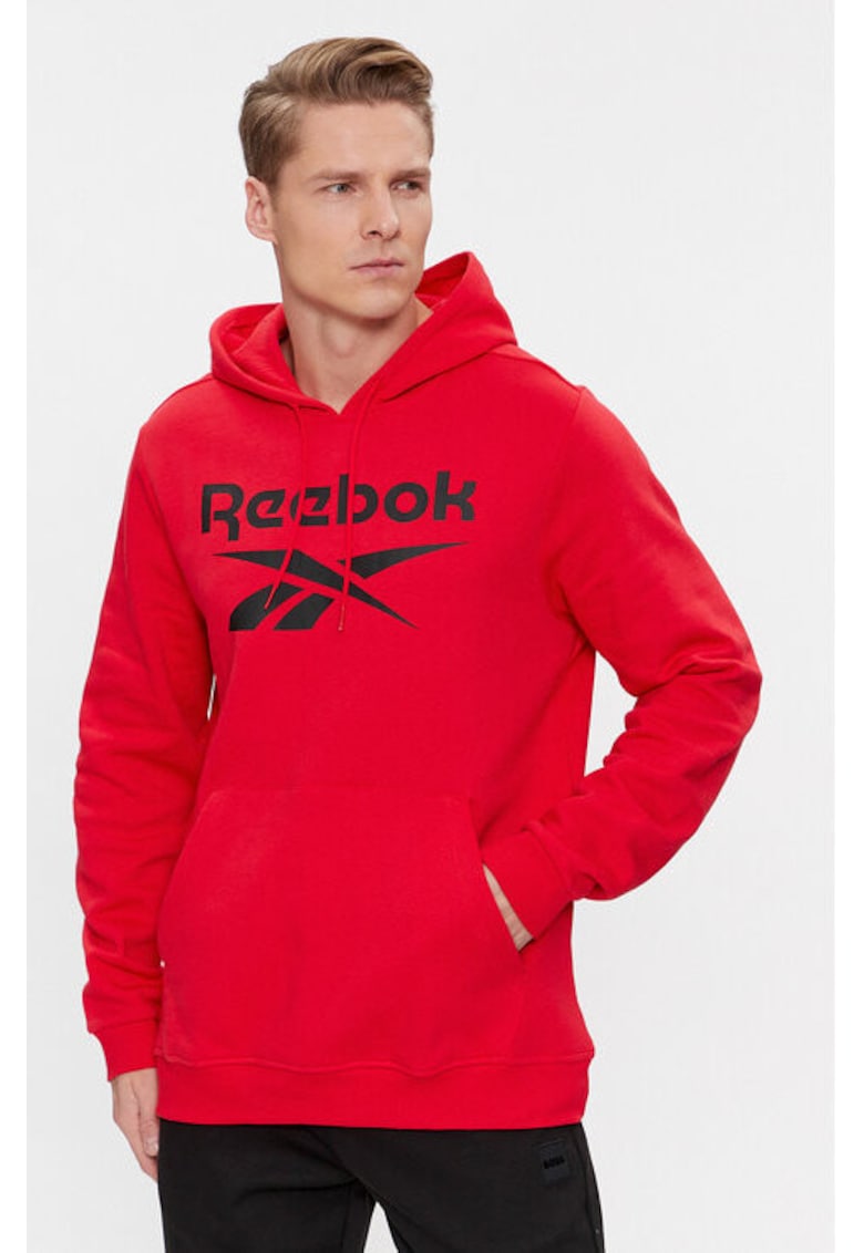 Reebok Bluza barbati - 302301799 - Bumbac/Poliester reciclat - Negru - Negru