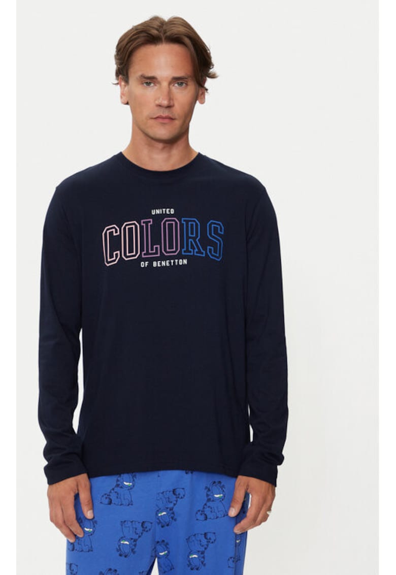 Bluza barbati -  304268816 - Bumbac - Albastru