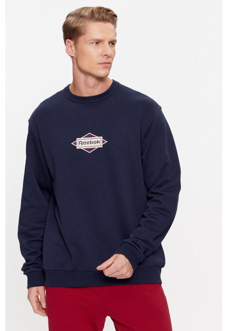 Bluza barbati - 302536634 - Bumbac - Albastru