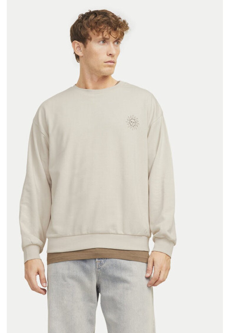 Bluza barbati - 304801617 - Bumbac/Poliester - Bej