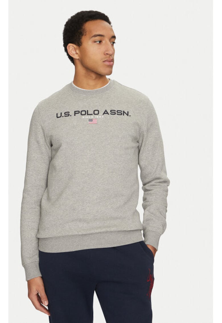 Bluza barbati - 305229632 - Bumbac/Poliester - Gri