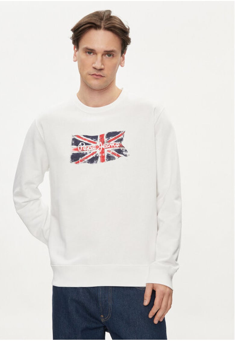 Bluza barbati - 303665142 - Bumbac - 2XL INTL - Alb