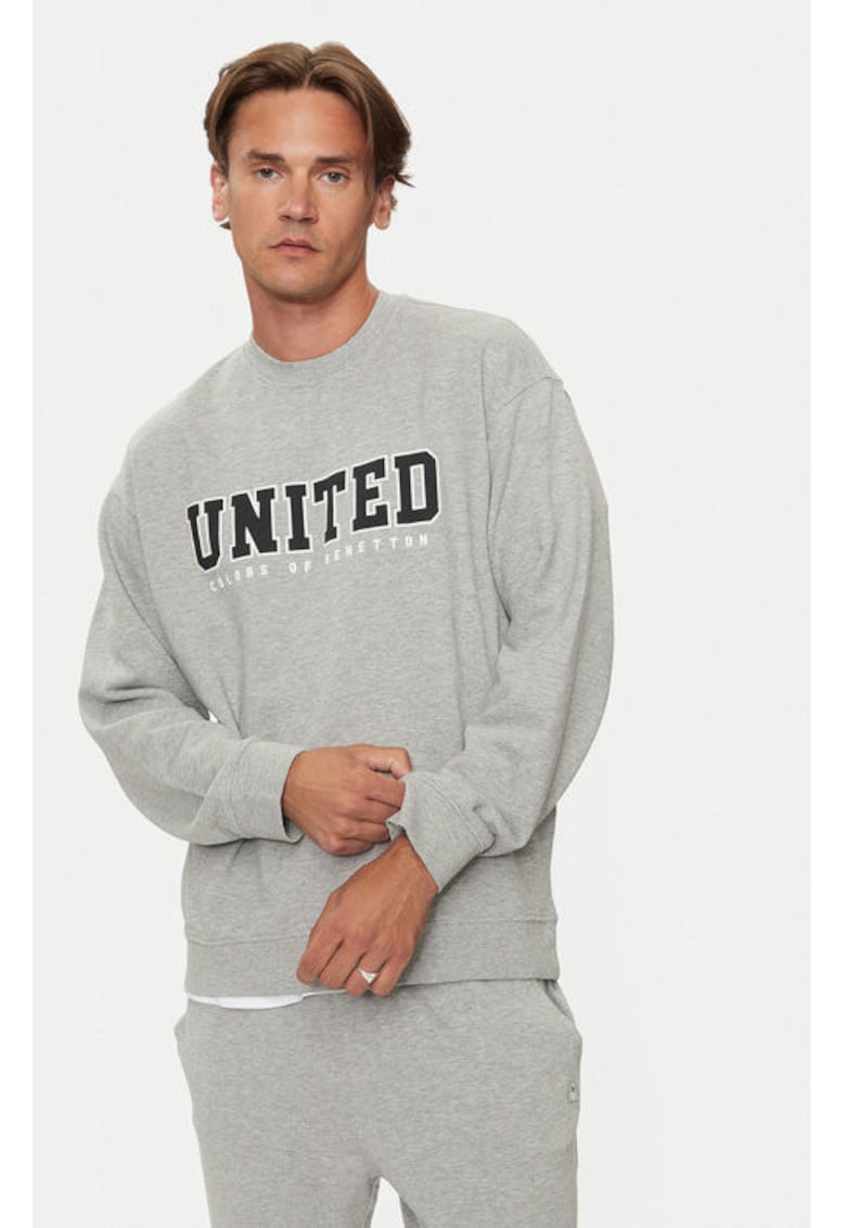 Bluza barbati -  304268519 - Bumbac - Gri