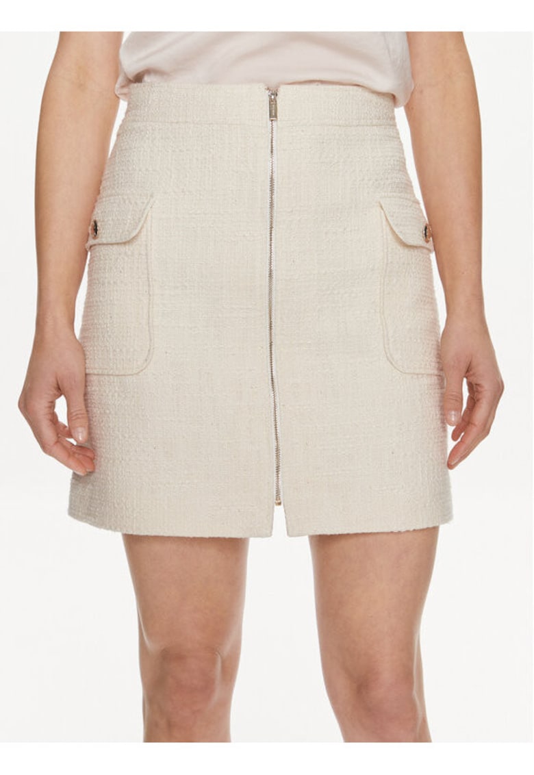 Fusta dama - 303917357 - Bumbac organic - Bej - Bej