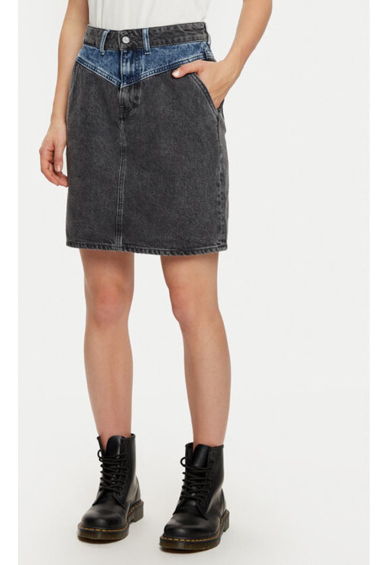 Fusta dama - 304557002 - Bumbac - Gri Fusta dama - 304557002 - Bumbac - Gri